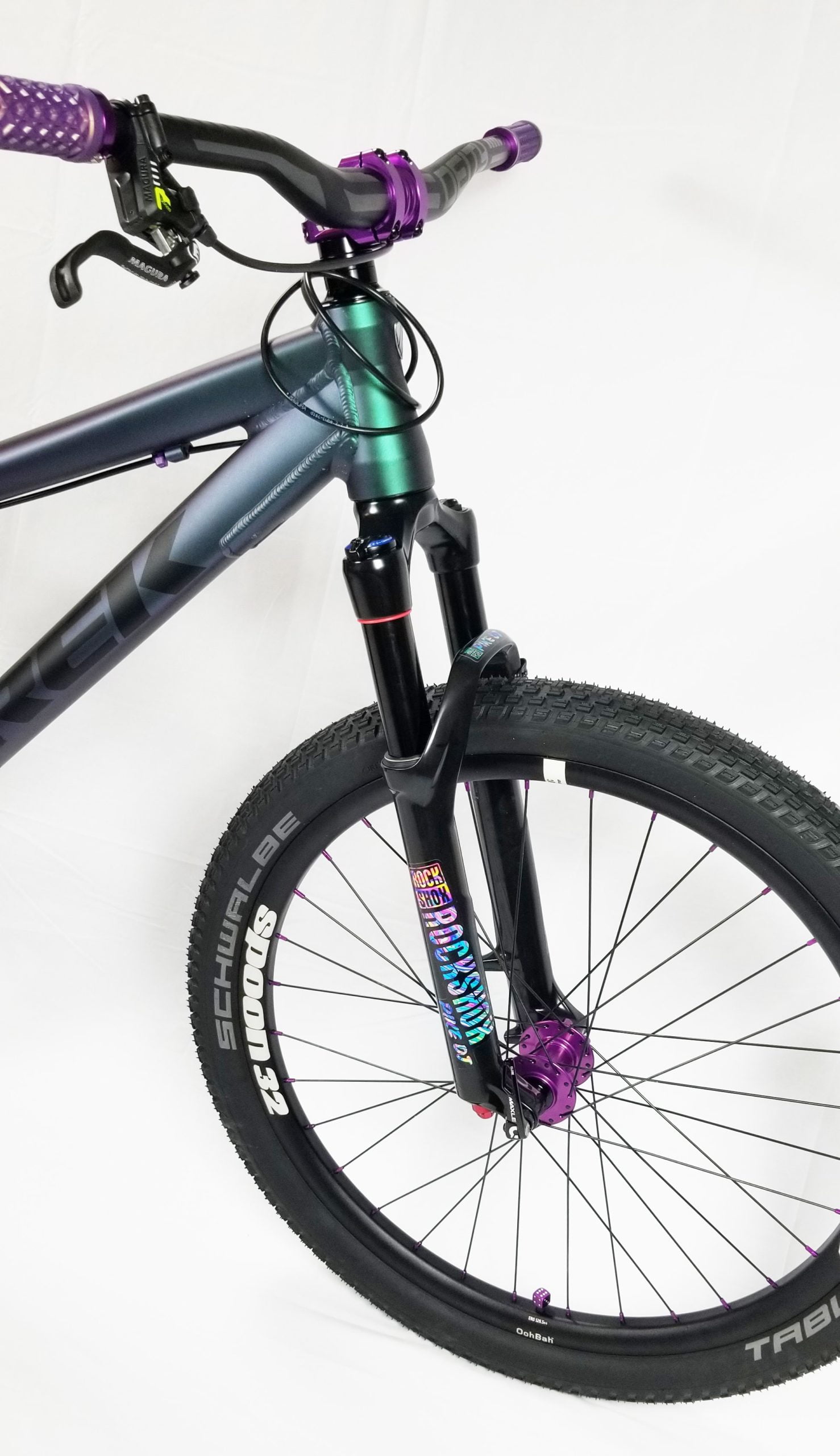 Draco Bikes Custom Built 2020 Trek Ticket Dirt Jumper – Purple 