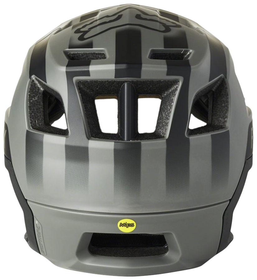 Fox Racing Dropframe Pro Helmet -Black/Gray (Graphic), Medium | Draco Bikes